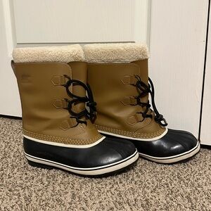 SOREL Yoot Pac / Caribou Waterproof Winter Boots - Size 7 - Like New!